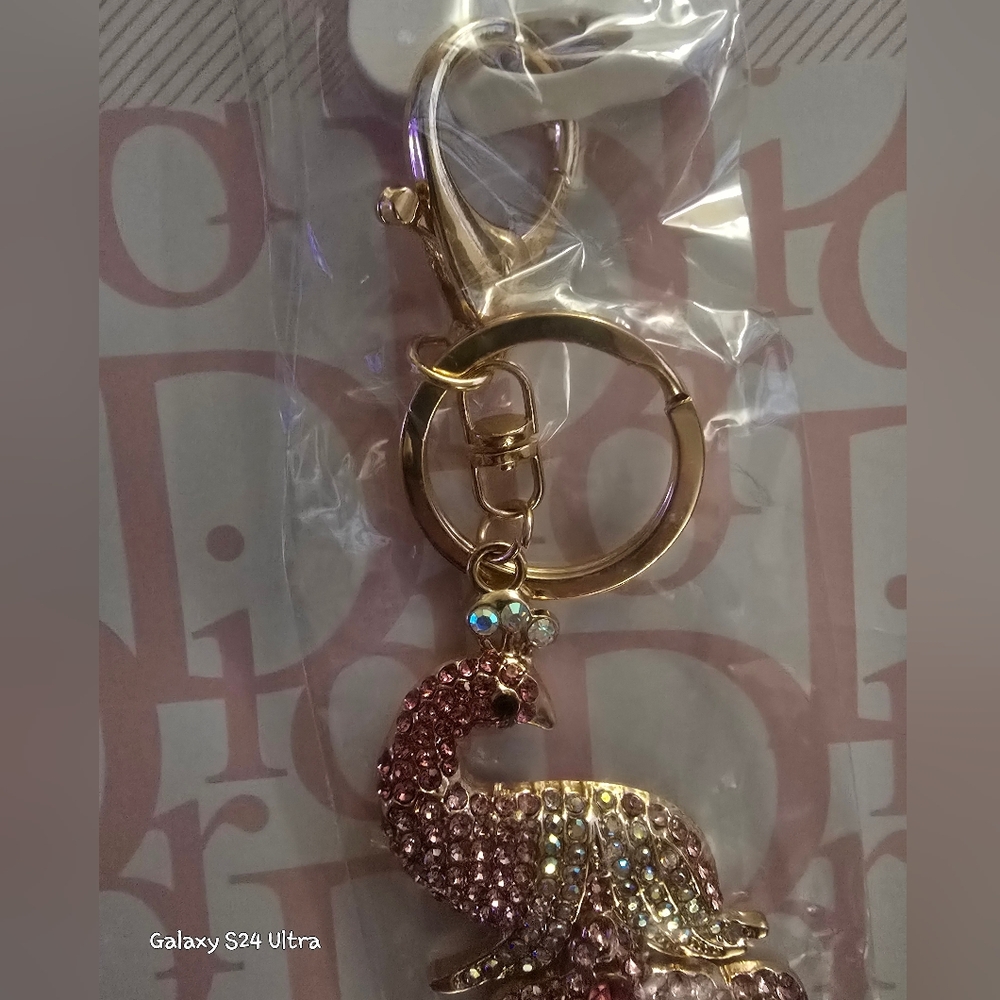 Peacock 🦚 Bag Charm/ Keychain New - Picture 4 of 9